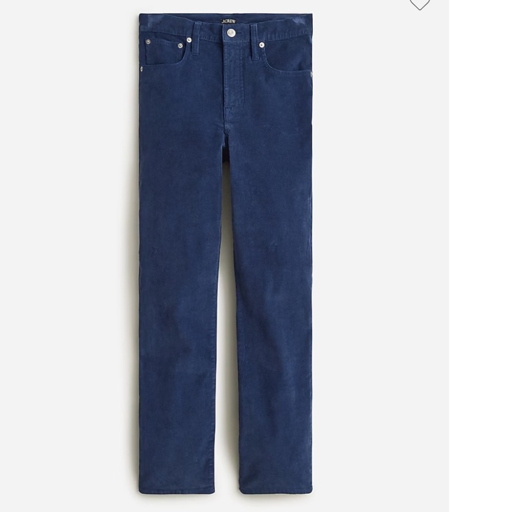J. Crew Vintage Slim Straight Corduroy Pants Size 29 in Dark Evening -NWT